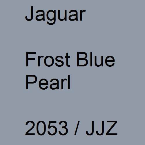 Jaguar, Frost Blue Pearl, 2053 / JJZ.